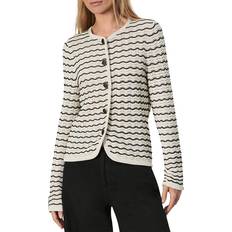 Gold - Women Cardigans Rag & Bone Elisa Cardigan Turtledove