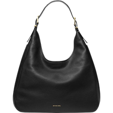 Michael Kors Nolita Large Pebbled Leather Hobo Shoulder Bag - Black