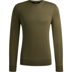 Hugo Boss Men Sweaters Hugo Boss L'ottano Regular Fit Fine Gauge Silk Sweater - Light Green