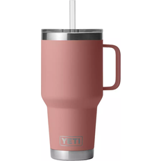 Kitchen Accessories Yeti Rambler Sandstone Pink Travel Mug 35fl oz