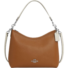 Coach Outlet Laurel Shoulder Bag In Colorblock - Silver/Light Saddle Multi