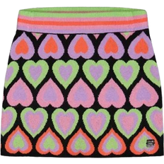 Deux par Deux Big Girl's Jacquard Hearts Skirt - Multicolor