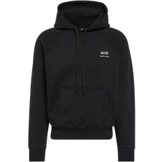 Ami Paris Men Tops Ami Paris Men's Logo Hoodie - Black