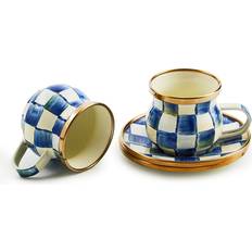 Stainless Steel Espresso Cups Mackenzie-Childs Royal Check Espresso Cup 3fl oz