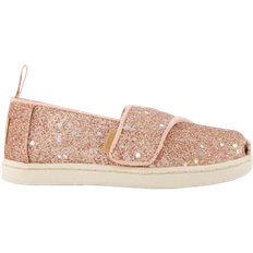 Toms Toddler Alpargata Shoe - Rose Gold Cosmic Glitter