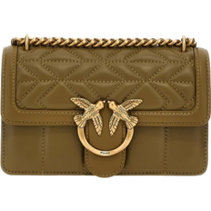 Pinko Love One Mini Crossbody Bags - Green