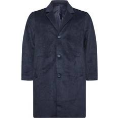 BadRhino Big & Tall Single Breasted Coat - Navy Blue