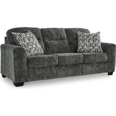 Signature Design by Ashley GNT24510 Grey/Black Sofa 90" 3 Seater