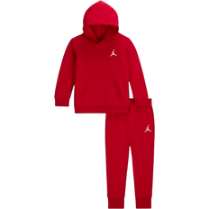 Nike Baby Jordan MJ Essentials Fleece Pullover Set 2piece Hoodie Set - Gym Red (65C589-R78)