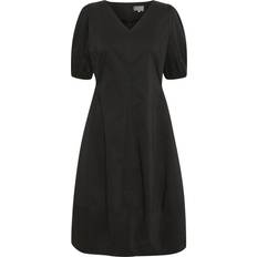 Knielange Kleider - L CULTURE Woman Antoinett Dress - Black