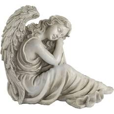 Northlight 17 Gray Resting Angel Outdoor Garden Statue