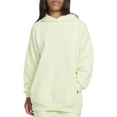 Nike Big Kid's Sportswear Club Fleece Oversized Pullover Hoodie - Lime Ice/White (FZ5579-303)