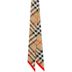 Burberry Skinny Check Scarf - Sand