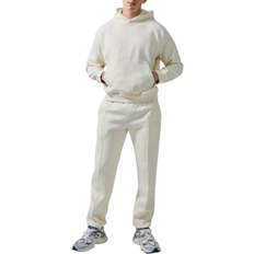 Beige - Herren Jumpsuits & Overalls boohooMAN Active Training Dept Hoodie Tracksuit - Ecru