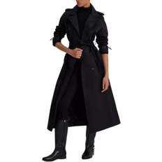 XL Coats Lauren Ralph Lauren Belted Maxi Trench Coat - Black