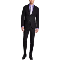 Black - Men Suits Kenneth Cole Men's Ready Flex Slim-Fit Suit - Black