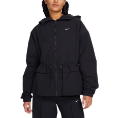 Nike Women's Sportswear Everything Wovens Oversized Hooded Jacket - Black/White