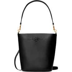 Tory Burch Women Bucket Bags Tory Burch Mcgraw Bucket Bag - Black