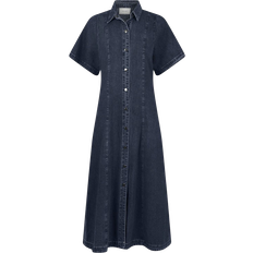 Neo Noir Balli Denim Dress - Dark Blue