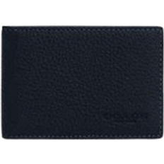 Coach Compact Billfold Wallet - Gunmetal/Midnight Navy