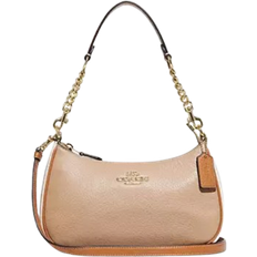 Coach Teri Shoulder Bag In Colorblock - Gold/Taupe Multi