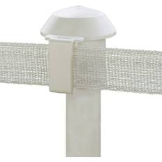 Fence Poles Safe Fence T Post Cap Insulators 10 Pk White 10 Pack