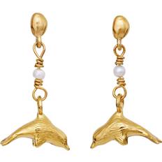 Maanesten Adella Earrings - Gold/Pearls