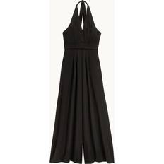 Donna Karan V Neck Jumpsuit - Black