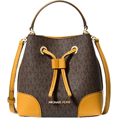 Michael Kors Mercer Small Logo Bucket Bag - Golden Rod