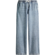 H&M Denim Pull On Pants - Light Denim Blue