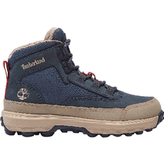 Timberland Junior Converge Mid Hiking Boots - Dark Blue Nubuck