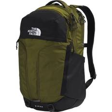 The North Face Surge Backpack - Forest Olive/TNF Black