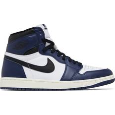 Men - Nike Air Jordan 1 Shoes Nike Air Jordan 1 Retro High OG M - Midnight Navy/Black/White/Sail