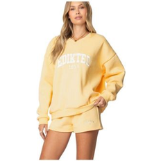 Women - Yellow Sweaters Edikted Women's Girl Sweatshirt Yellow XSmall