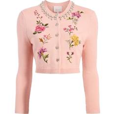 M Cardigans Cinq A Sept Isolde Embroidered Cardigan - Soft Pink Multi