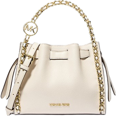 Michael Kors Mina Small Chain Crossbody Bag - Light Cream