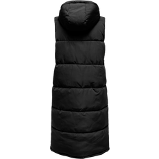 Damen - XL Westen Only Onlalina Quilted Vest - Black