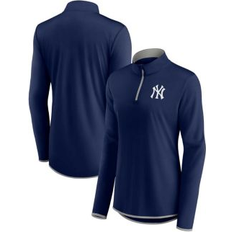 New York Yankees Jackets & Sweaters Fanatics Women's Navy New York Yankees Corner Quarter-Zip Top