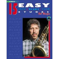 Englisch Hörbücher 15 Easy Jazz, Blues & Funk Etudes: B-Flat Tenor Sax, Book & CD (Hörbuch, CD, 2000)