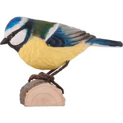 Wildlife Garden Deco Bird Eurasian Blue Tit Figurine