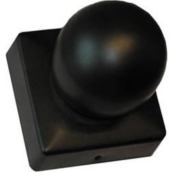 NSH Nordic Post cap black with ball 9.1x9.1cm