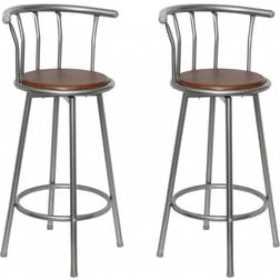 vidaXL 60560 Brown Bar Stool 39" 2