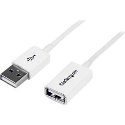 StarTech Thin USB A - USB A M-F 2.0 9.8ft