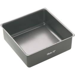 KitchenCraft Master Class Deep Square Cake Pan 15cm/6" Tin 15 cm