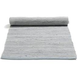 Rug Solid Cotton Grau 75x300cm