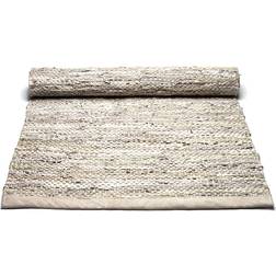 Rug Solid Leather Beige 170x240cm