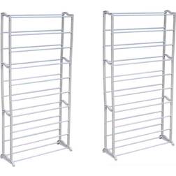 vidaXL 10 Tier Shoe Rack 72x140cm