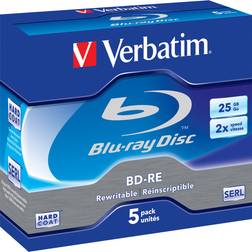 Verbatim BD-RE 25GB 2x Jewelcase 5-Pack