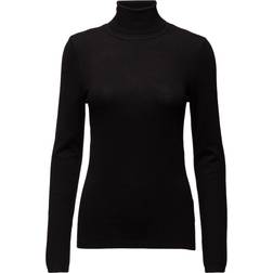 Ichi Mafa Rn Knitted Sweater - Black