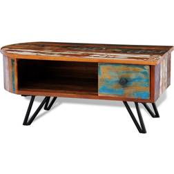 vidaXL Solid Reclaimed Wood Coffee Table 16x12.2"